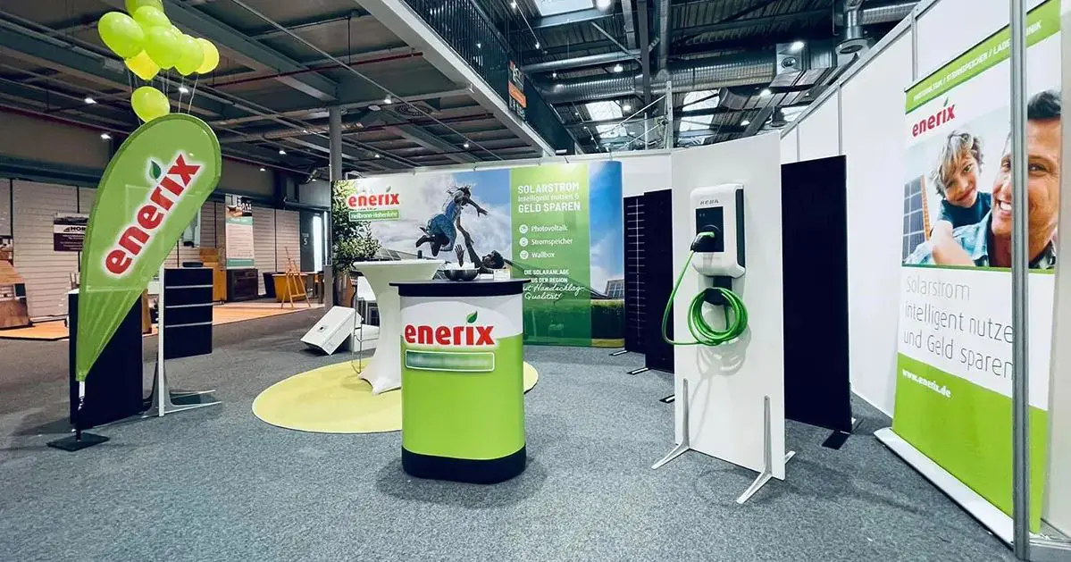 Ein Messestand von enerix