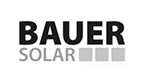 Bauer Solar Logo Grau