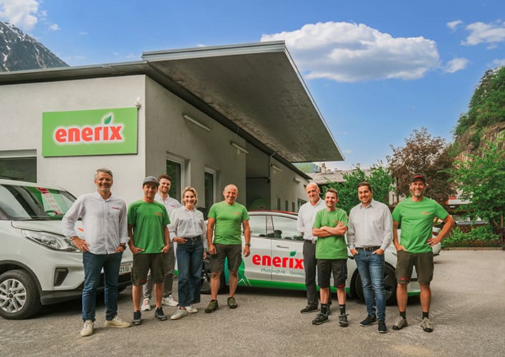 Photovoltaik und Stromspeicher Team enerix Tirol