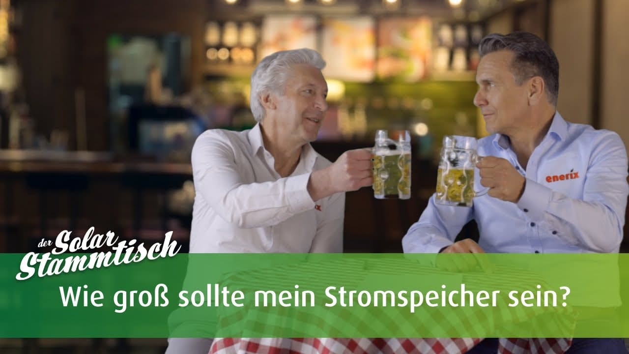 Wie gross muss Stromspeicher sein