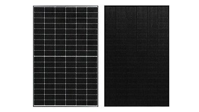 Zwei unterschiedliche Solarmodule